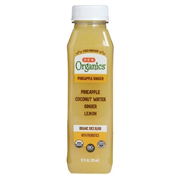 H-E-B Organics Pineapple Ginger Cold-Pressed Juice