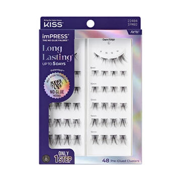 KISS imPRESS Long Lasting Lash Clusters - Demi Bold