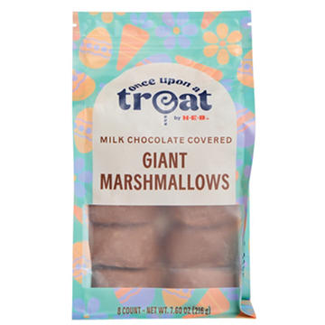 Once Upon a Treat by H-E-B Milk Chocolate Covered Giant Marshmallows Easter Candy, 8 ct