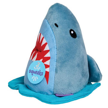 Woof & Whiskers Shark Head Dog Toy