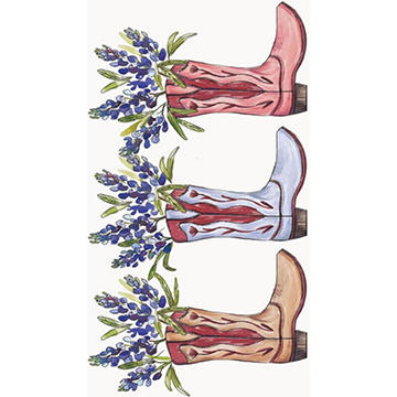 Destination Holiday Summer Beach Towel - Cowboy Boots