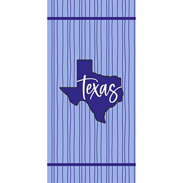 Destination Holiday Summer Beach Towel -  Blue Texas