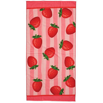 Destination Holiday Summer Beach Towel - Strawberries