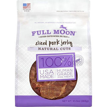 Full Moon Natural Cuts Jerkey Dog Treats - Sliced Pork