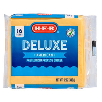 H-E-B Deluxe American Cheese Slices