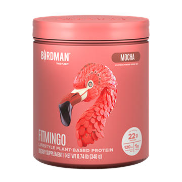 Birdman Fitmingo Plant-Based 22g Protein Powder - Mocha