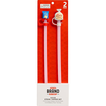 H-E-B Brand Shop Straw Toppers - Tortilla Chips & Flour Tortillas