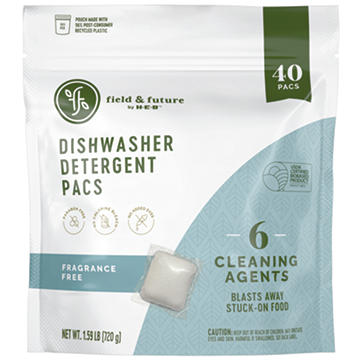 Field & Future by H-E-B Dishwasher Detergent Pacs - Fragrance Free
