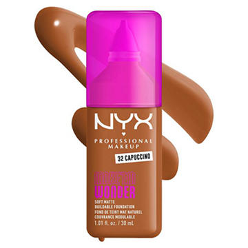 NYX Make 'Em Wonder 24 Hour True To Skin Foundation - Capuccino