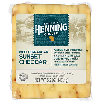 Henning Cheese Mediterranean Sunset Cheddar