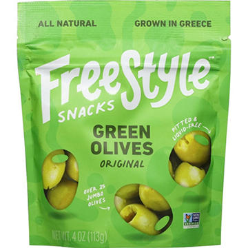 FreeStyle Snacks Original Green Olives 
