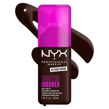 NYX Make 'Em Wonder 24 Hour True To Skin Foundation - Rich Cocoa