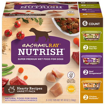 Rachael Ray Nutrish Hearty Recipes Wet Dog Food Variety Pack