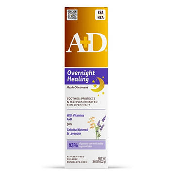 A+D Overnight Healing Rash Ointment for Baby