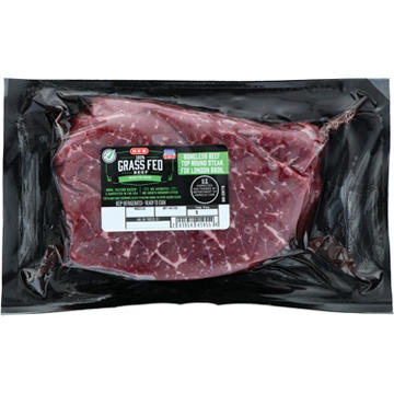 H-E-B Grass Fed Boneless Beef - Top Round Steak