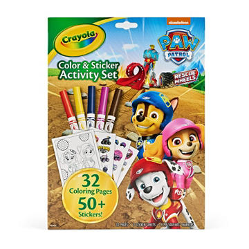Crayola Paw Patrol Color & Sticker Activity Set
