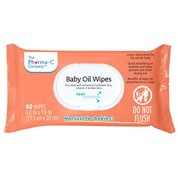 The Pharma-C Company Baby Oil Wipes