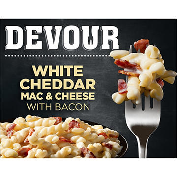 Devour White Cheddar Bacon Mac & Cheese