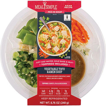 Meal Simple by H-E-B Tofu & Vegetables Mix-In Ramen Style Bowl