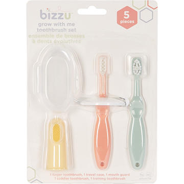 Bizzu Grow With Me Toothbrush Set