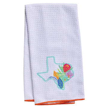 Destination Holiday Texas Floral Microfiber Towel