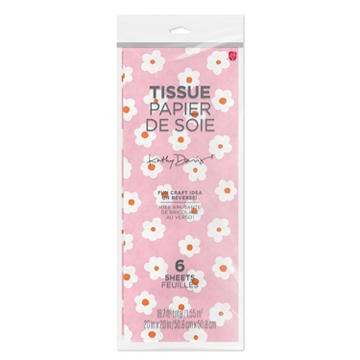 American Greetings Mother's Day Gift Tissue Paper - Pink Daisies, 6 ct