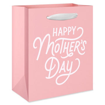 American Greetings Small Mother's Day Gift Bag - Pink with Happy Mother's Day Lettering