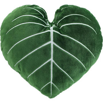 Destination Holiday Monstera Figural Pillow