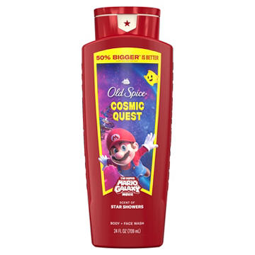Old Spice Limited Edition Super Mario Galaxy Face & Body Wash - Cosmic Quest
