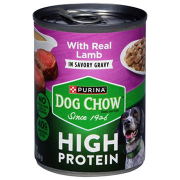 Dog Chow Purina High Protein Wet Adult Dog Food - Lamb In Savory Gravy