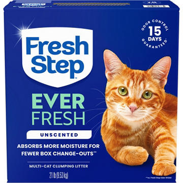 Fresh Step Ever Fresh Multi-Cat Clumping Cat Litter - Unscented