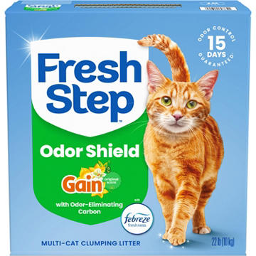 Fresh Step Odor Shield Multi-Cat Clumping Litter - Gain Scent