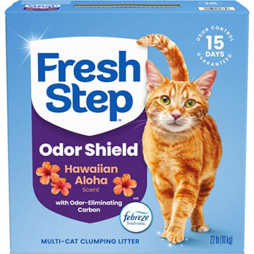 Fresh Step Odor Shield Multi-Cat Clumping Litter - Hawaiian Aloha Scent