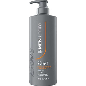 Dove Men+Care 2-in-1 Shampoo & Conditioner - Thick & Strong + Calcium