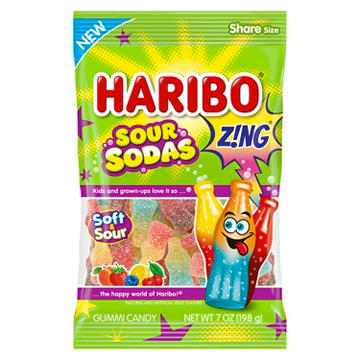 Haribo Sour Sodas Gummi Candy