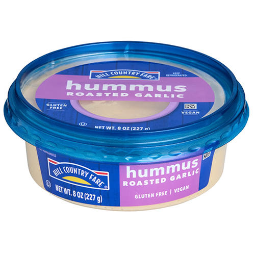 Hill Country Fare Roasted Garlic Hummus, 8 oz