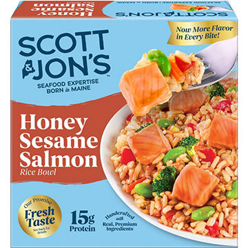 Scott & Jon's 15g Protein Honey Sesame Salmon Rice Bowl