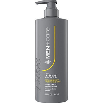 Dove Men+Care 2-in-1 Shampoo & Conditioner - Citrus, Anti-Dandruff + Pyrithione Zinc