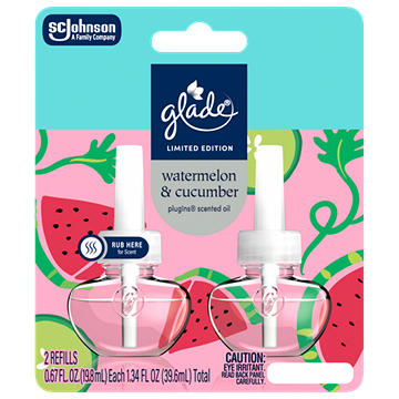 Glade PlugIn Scented Oil Refills - Watermelon & Cucumber