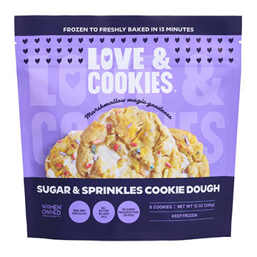 Love & Cookies Sugar & Sprinkles Frozen Gourmet Cookie Dough