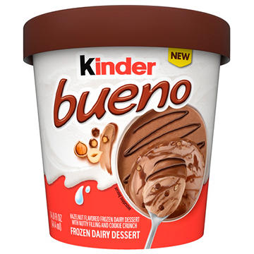 Kinder Bueno Hazelnut Flavored Frozen Dairy Dessert