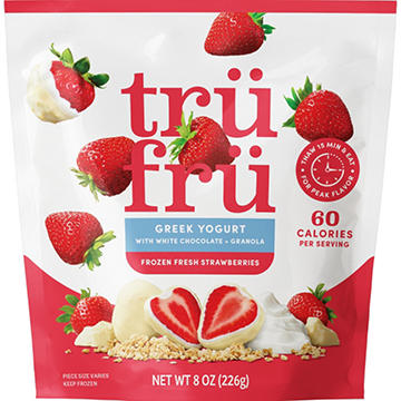 Tru Fru Frozen Strawberries - Greek Yogurt, White Chocolate & Granola
