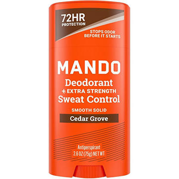 Mando Men Sweat Control Deodorant Solid - Cedar Grove