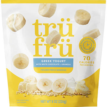 Tru Fru Frozen Bananas - Greek Yogurt, White Chocolate & Granola
