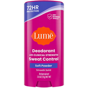 Lume Women Sweat Control Deodorant Solid - Soft Power