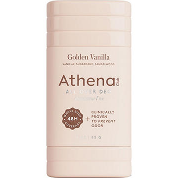 Athena Club Aluminum Free All Over Body Deodorant Solid - Golden Vanilla