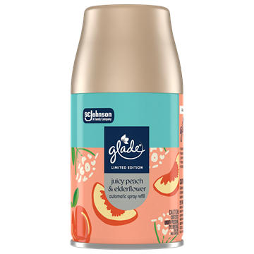 Glade Large Automatic Spray Refill - Peach and Elder Flower
