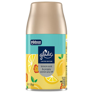 Glade Large Automatic Spray Refill - Lemon Zest And Poppy