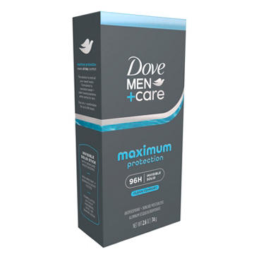 Dove Men+Care Maximum Protection 96 Hr Invisible Solid Antiperspirant Deodorant - Clean Comfort