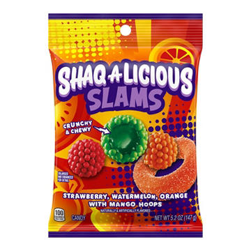 Shaq-A-Licious Slams Crunchy & Chewy Candy